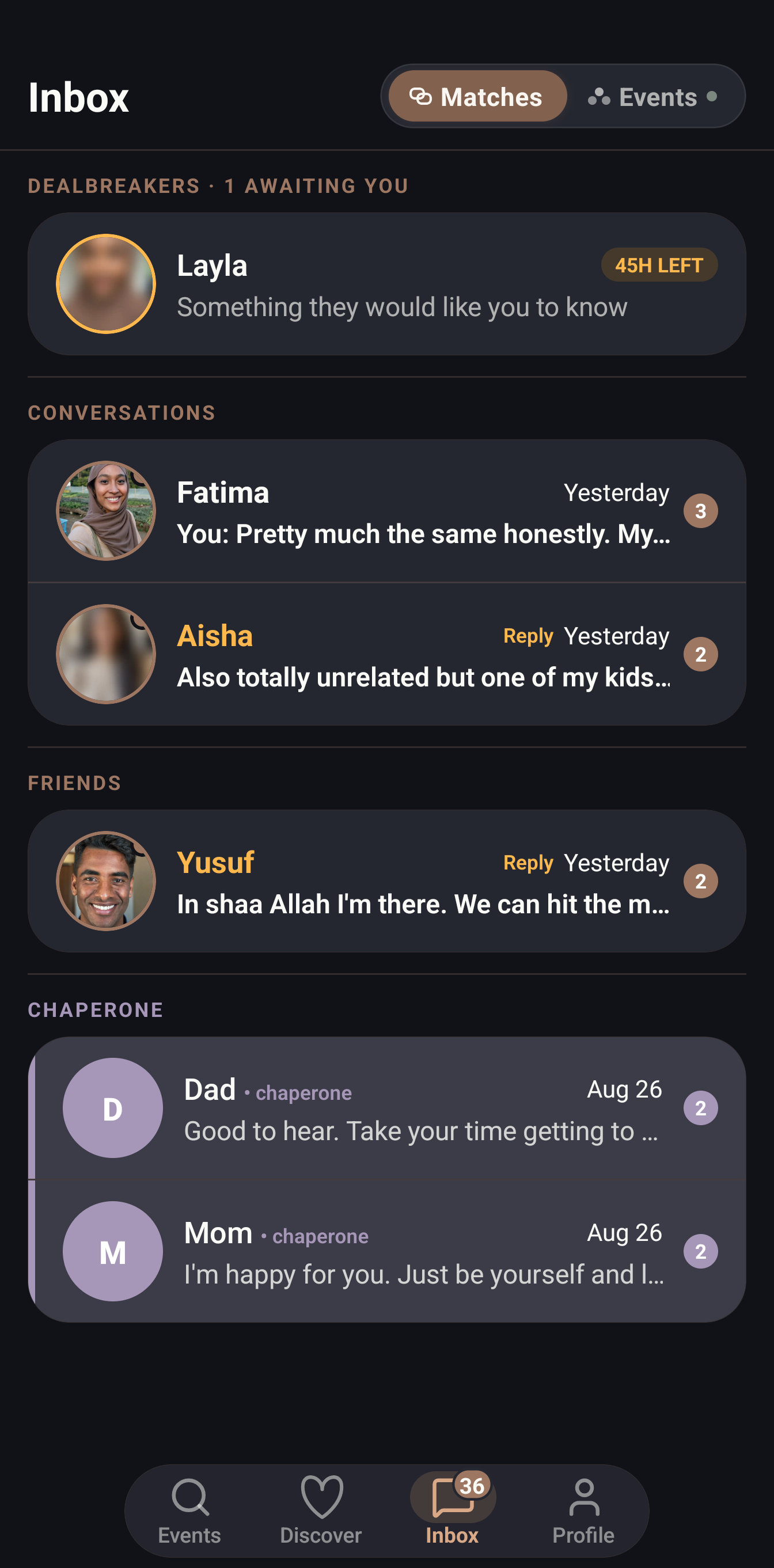 Fazool app screen
