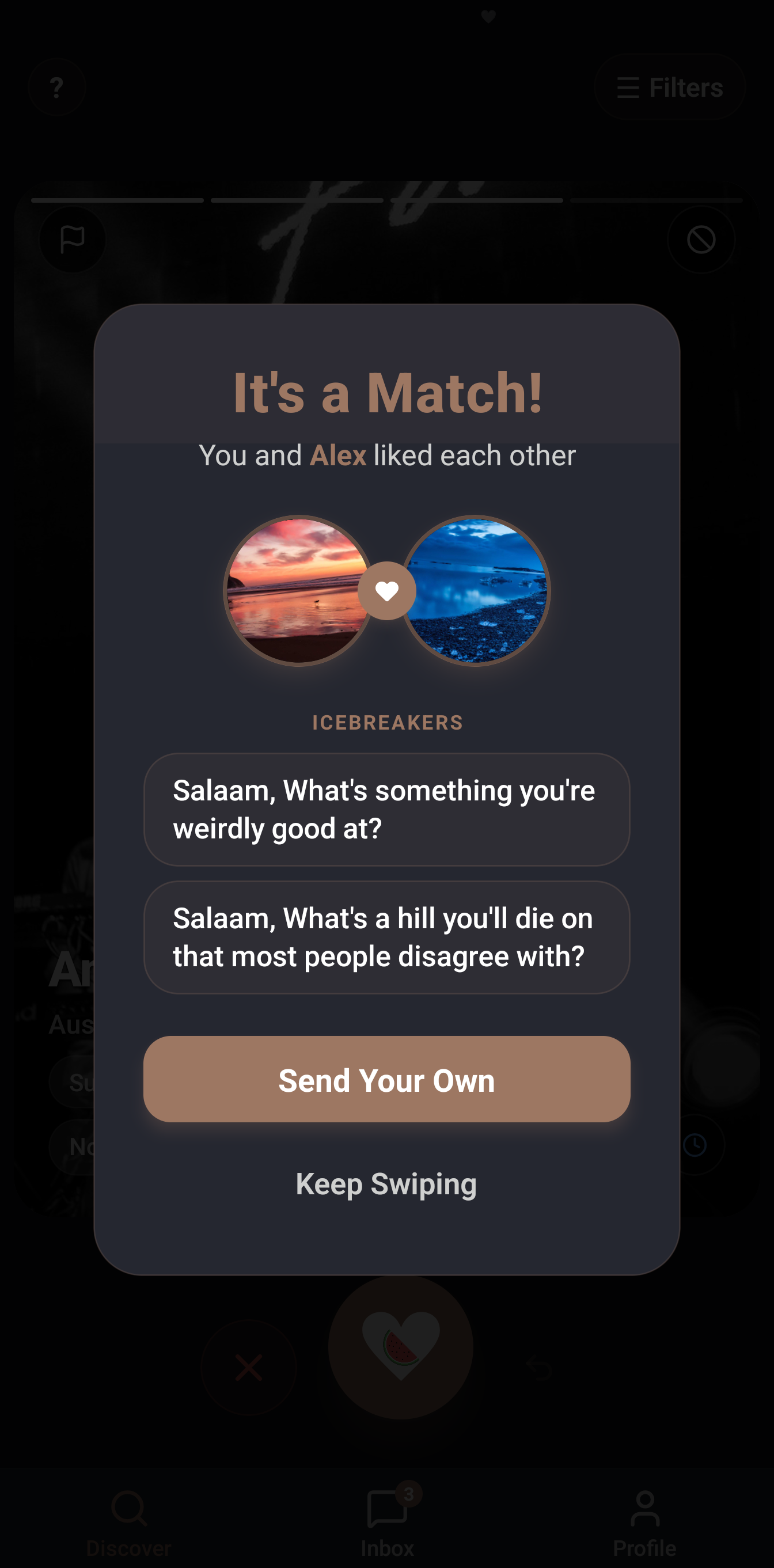 Fazool app screen